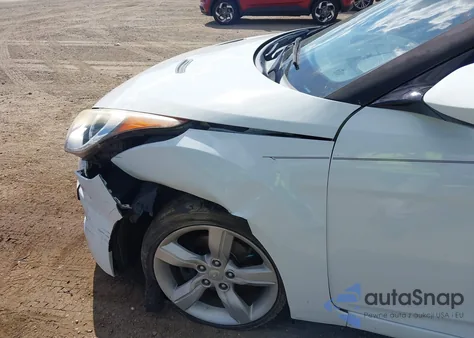 2014 Hyundai Veloster Base W/Black from USA, damaged, VIN KMHTC6ADXEU199093